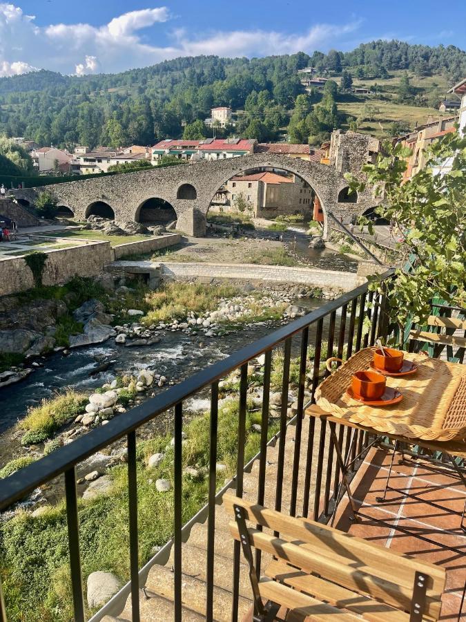 Apartamento Colgante Al Rio Con Vistas Al Puente Camprodon Buitenkant foto