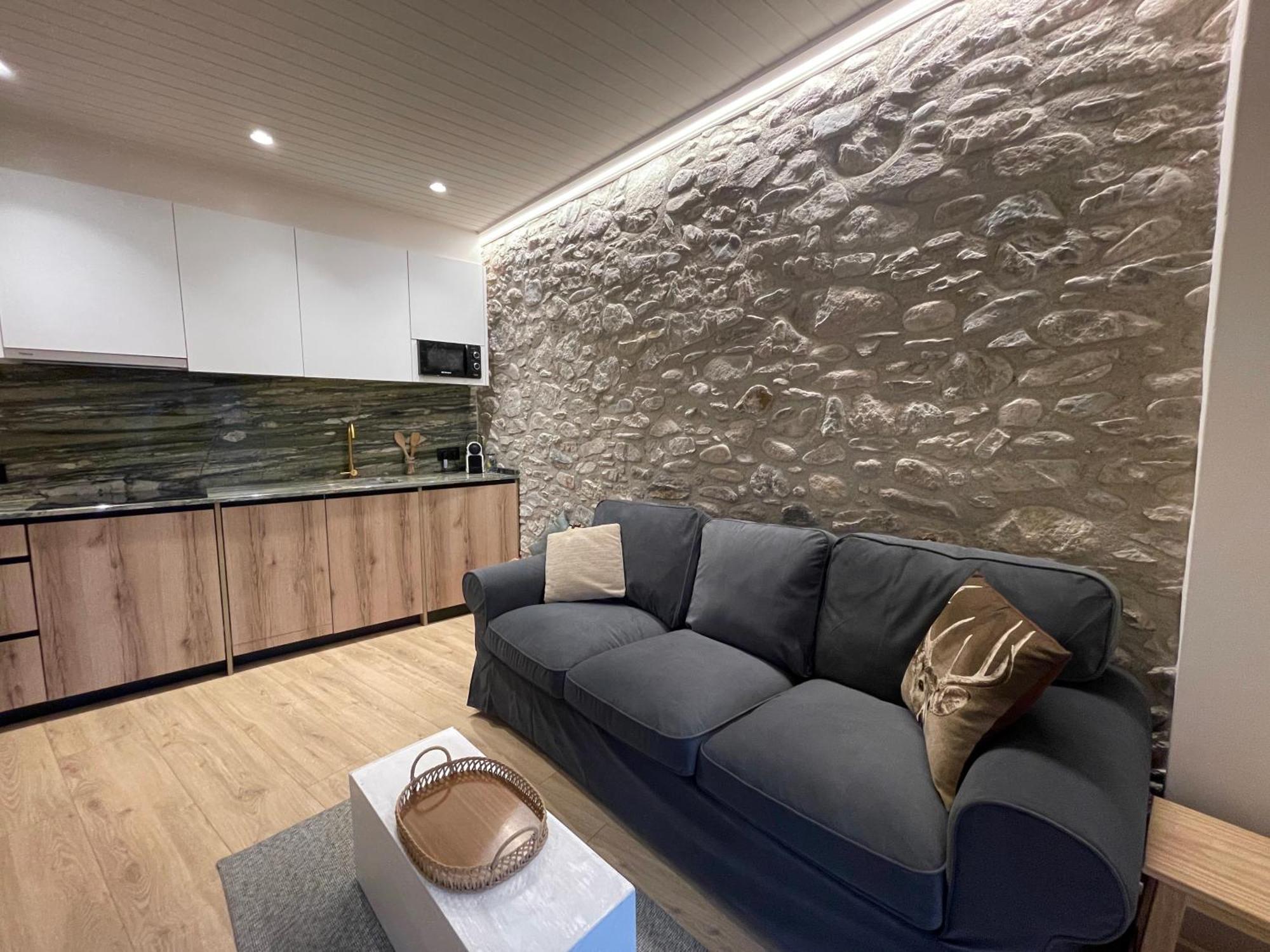 Apartamento Colgante Al Rio Con Vistas Al Puente Camprodon Buitenkant foto